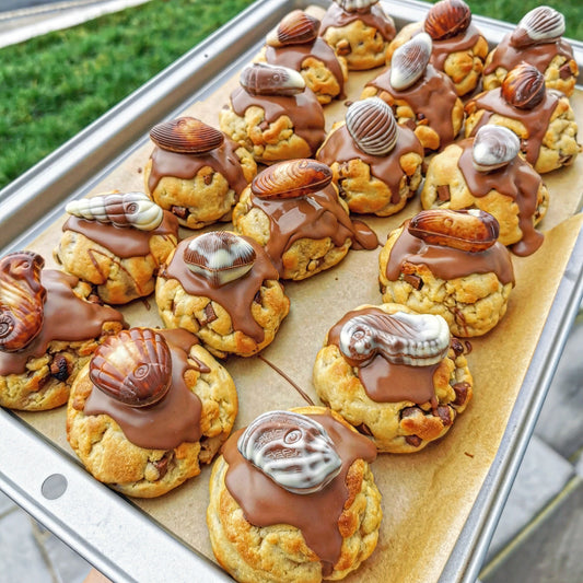 VIRAL MINI CHOCCY SEASHELL COOKIES🐚 🍪